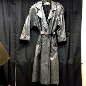 Searle metallic rain coat, size 6